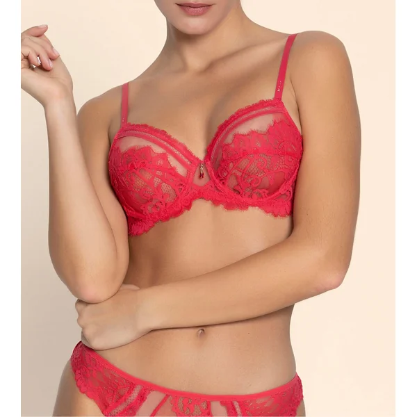 Soutien gorge armatures confortables Désirs de Venise Grenat Venise