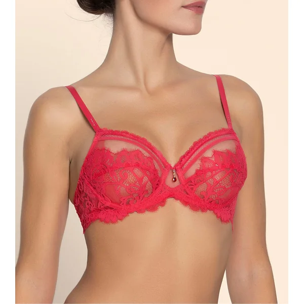 Soutien gorge armatures confortables Désirs de Venise Grenat Venise