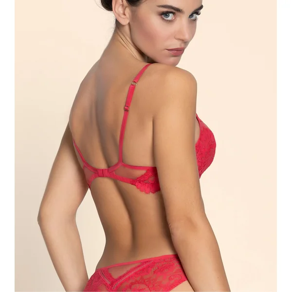 Soutien gorge armatures confortables Désirs de Venise Grenat Venise