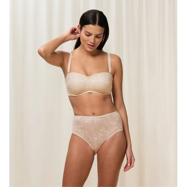 Soutien gorge bandeau grande taille Amourette Charm Creamy Dream