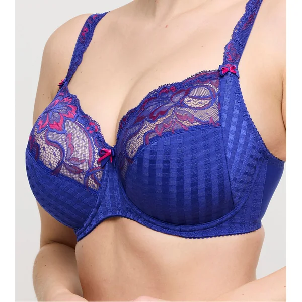 Soutien gorge bleu à carreaux armatures (B, C, D, E) Madison Blueberry Kiss