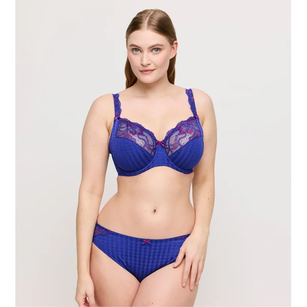 Soutien gorge bleu à carreaux armatures (B, C, D, E) Madison Blueberry Kiss