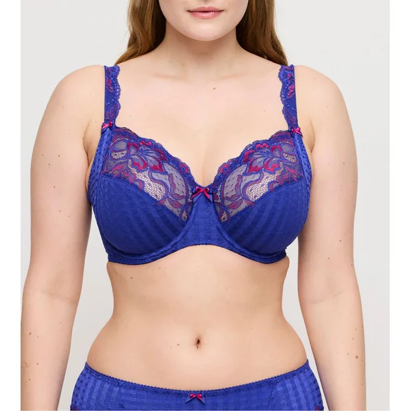 Soutien gorge bleu à carreaux armatures (F, G, H) Madison Blueberry Kiss
