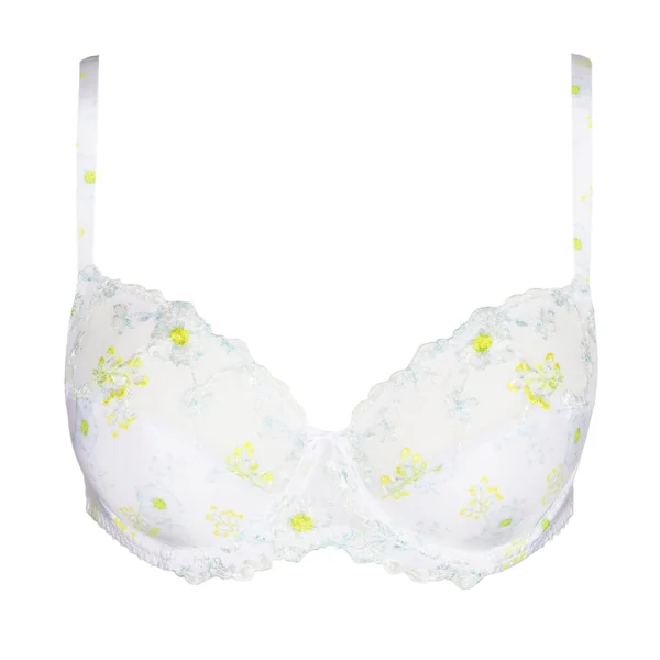 Soutien gorge brodé avec armatures Chen White Yacht