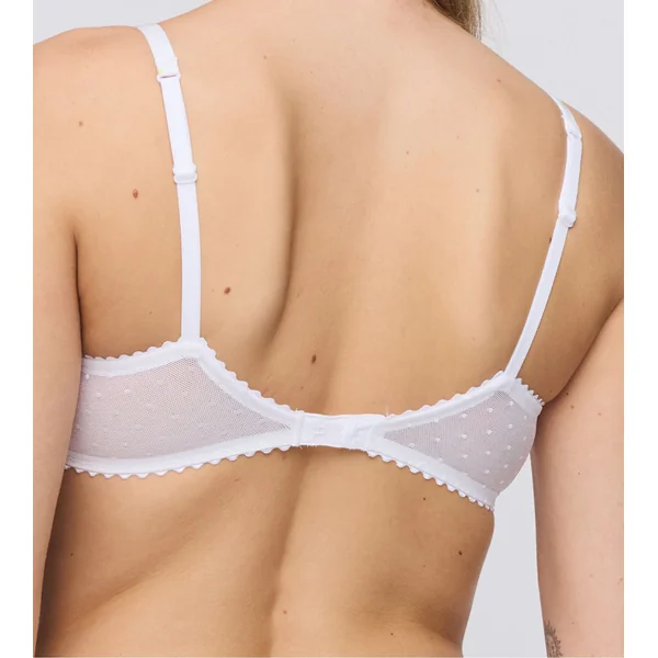 Soutien gorge brodé avec armatures Chen White Yacht
