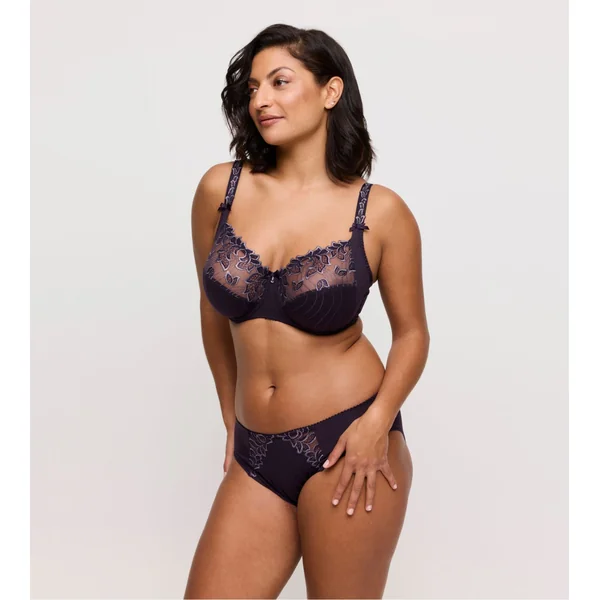 Soutien gorge brodé grande taille violet (bonnets B, C, D, E) PrimaDonna Deauville Amethyst Gem