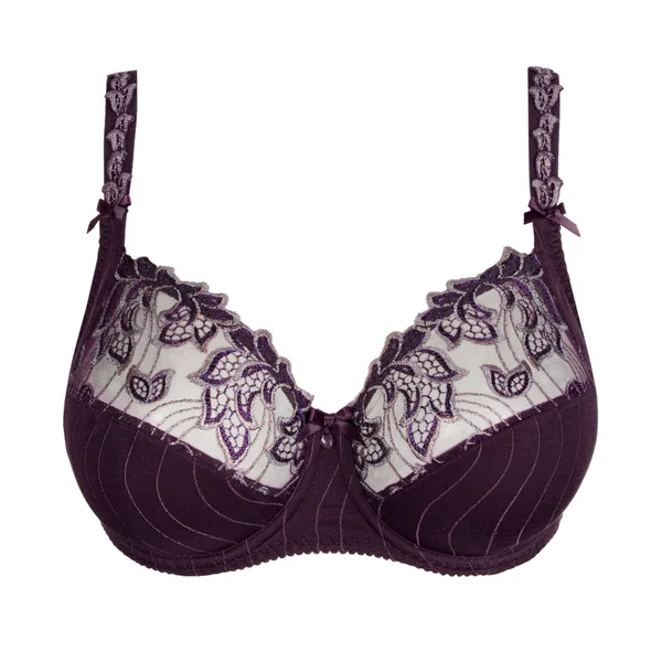 Soutien gorge brodé grande taille violet (bonnets F, G, H) PrimaDonna Deauville Amethyst Gem