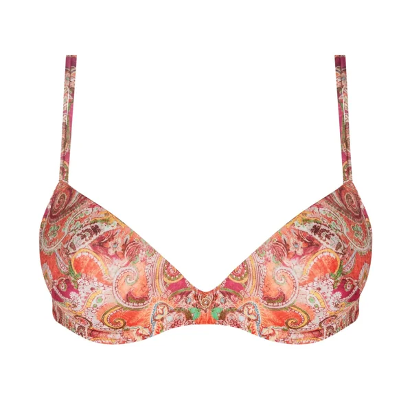 Soutien gorge coque Cachemire en Fete Orange