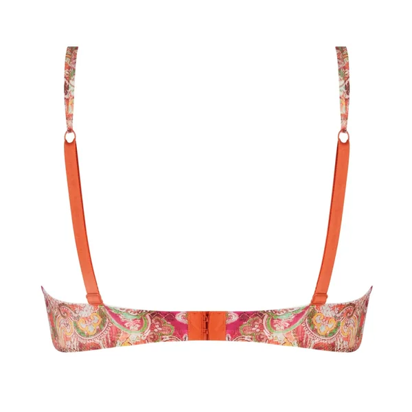 Soutien gorge coque Cachemire en Fete Orange