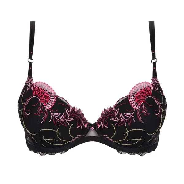 Soutien gorge coques progressives Floraison Passion Safran Rose