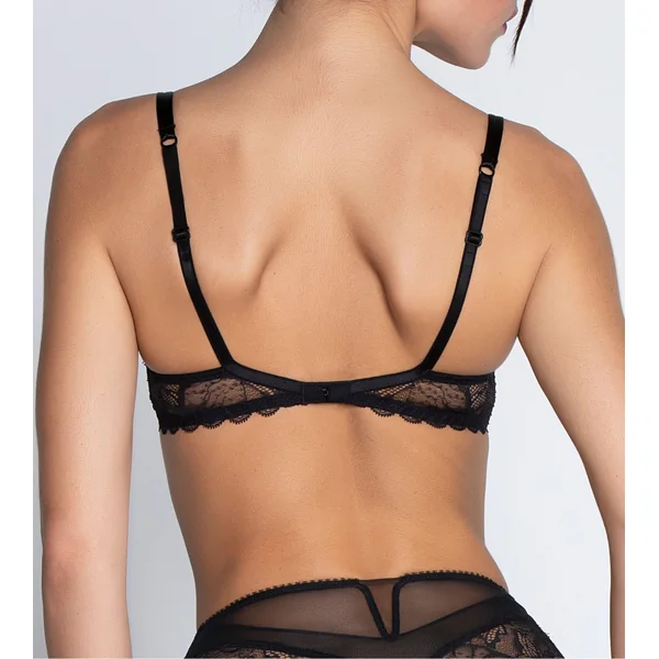 Soutien gorge coques progressives Floraison Passion Safran Rose