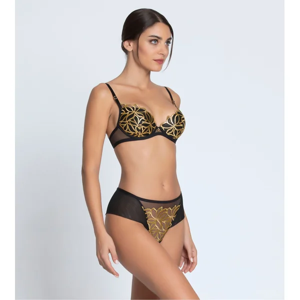 Soutien gorge coques progressives Éclats d'Or Noir Or