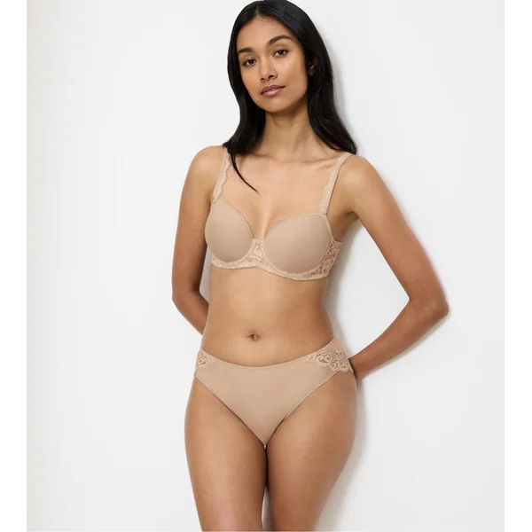 Soutien gorge corbeille beige avec mousse 3D Amourette