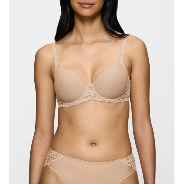 Soutien gorge corbeille beige avec mousse 3D Amourette