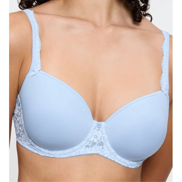 Soutien gorge corbeille bleu avec mousse 3D Amourette Ice