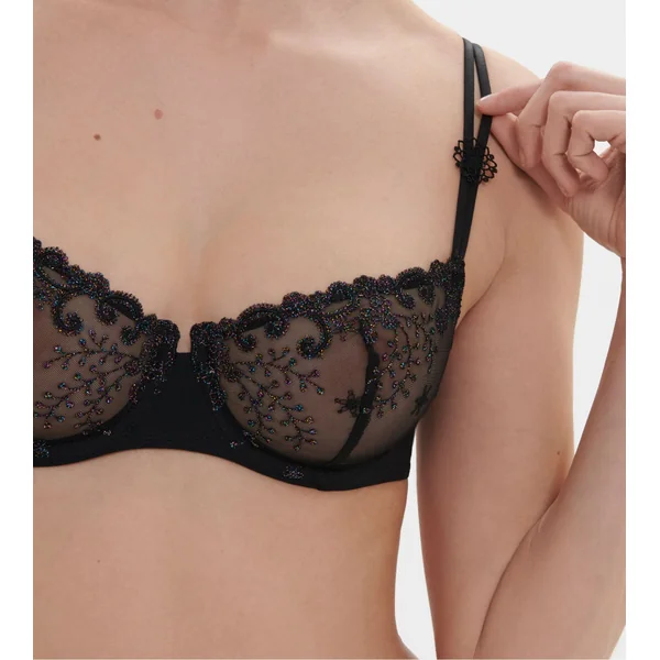 Soutien gorge corbeille Simone Pérèle Délice Noir Gem