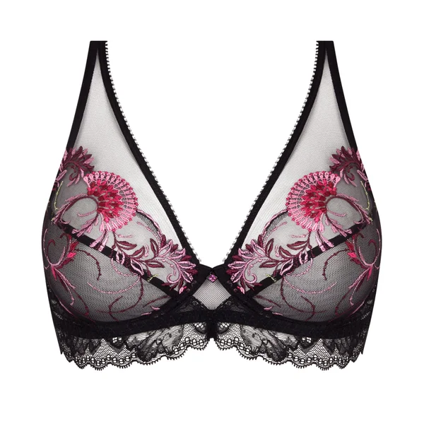 Soutien gorge Glam Floraison Passion Safran Rose