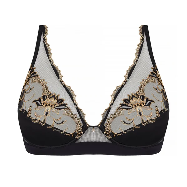 Soutien gorge Glam Éblouissante Icône Or Nuit