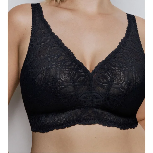 Soutien gorge grande taille sans armatures bleu Salerno Midnight Blue