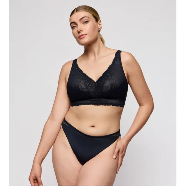 Soutien gorge grande taille sans armatures bleu Salerno Midnight Blue