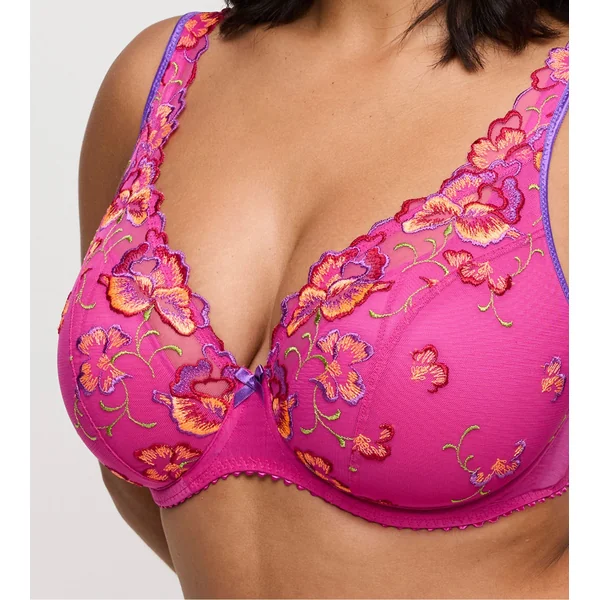 Soutien gorge plongeant demi mousse Devdaha Very Berry