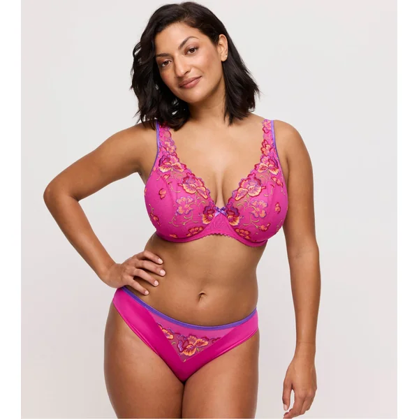 Soutien gorge plongeant demi mousse Devdaha Very Berry