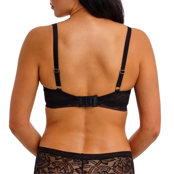 Soutien gorge push up avec dentelle Abellia Noir
