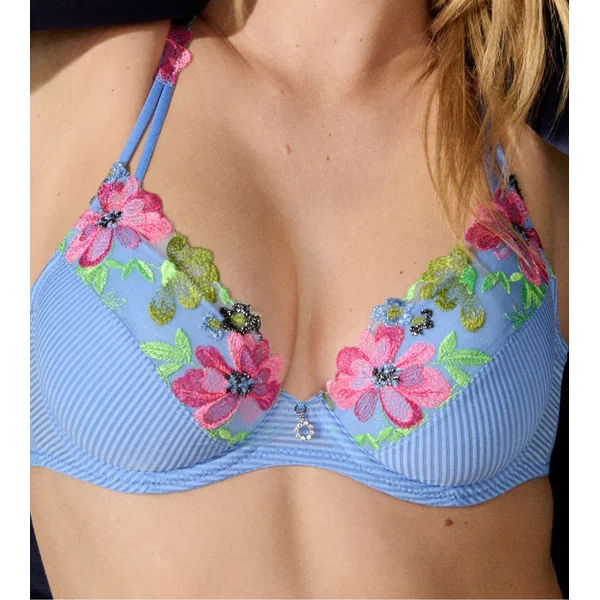 Soutien gorge push up Odilly Santorini Blue