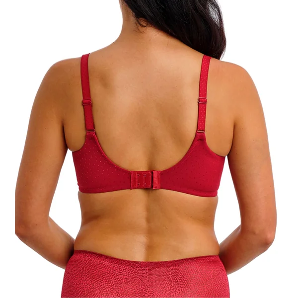 Soutien gorge rouge à pois lissant Back Appeal Regine Red