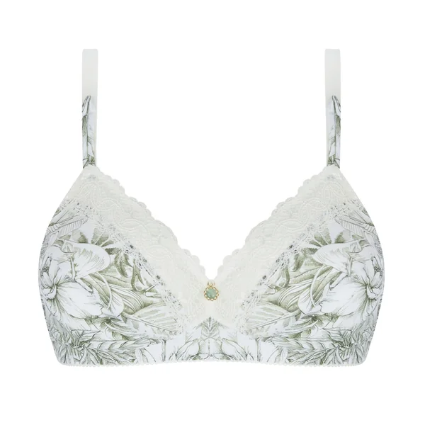Soutien gorge sans armature grande taille Échappée Green Toile Green