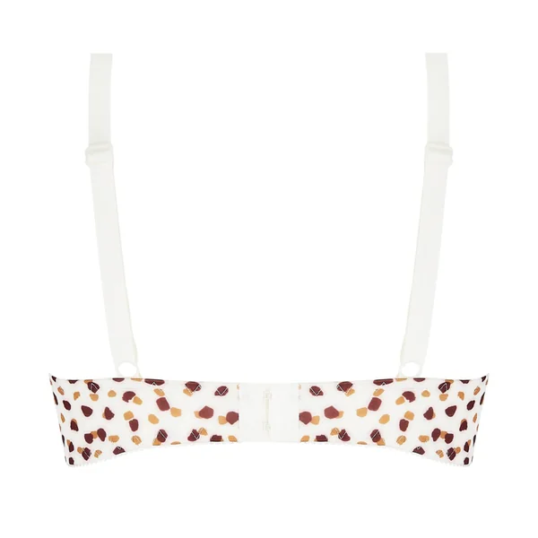 Soutien gorge sans armatures (bonnet D, E) imprimé Pépites de chocolat Belle à craquer