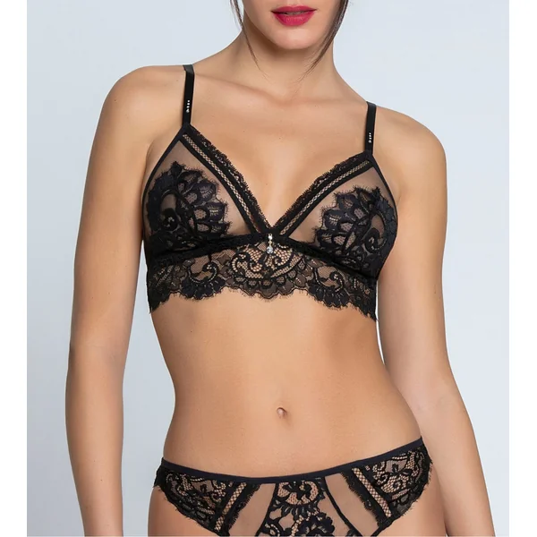 Soutien gorge sans armatures Désirs de Venise Noir