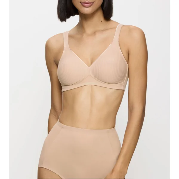 Soutien gorge sans armatures Modern Soft Cotton Beige
