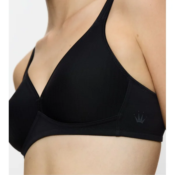 Soutien gorge sans armatures Modern Soft Cotton Noir