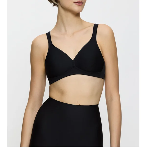 Soutien gorge sans armatures Modern Soft Cotton Noir
