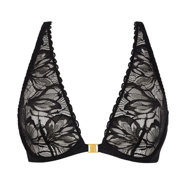 Soutien gorge triangle noir ultra Plunge en dentelle After Hours