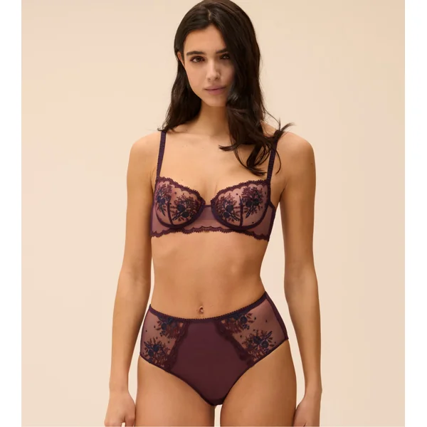 Soutien gorge violet corbeille Intrigue Figue