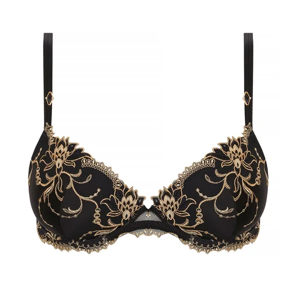 Soutien gorge à coques Éblouissante Icône Or Nuit