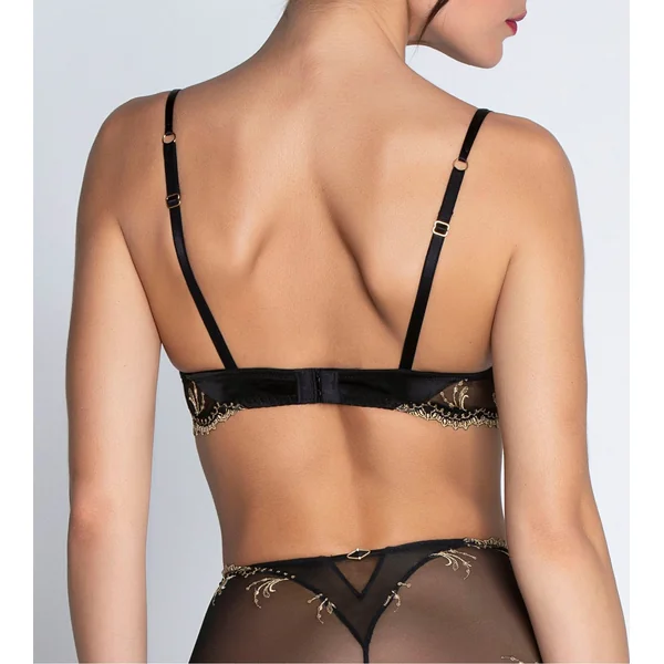 Soutien gorge à coques Éblouissante Icône Or Nuit