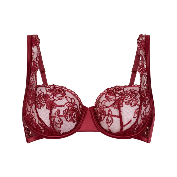 Soutien-Gorge Armatures Catherine Sans Coques - Rouge