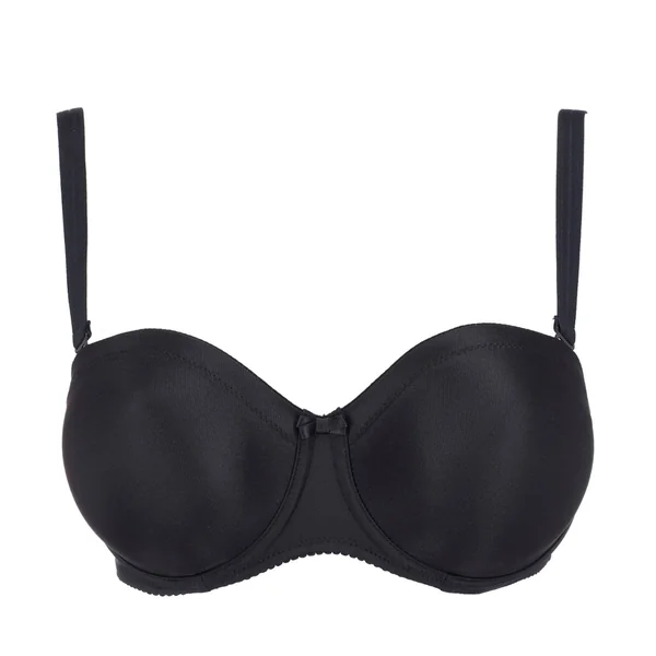 Soutien-gorge bandeau Satin Noir