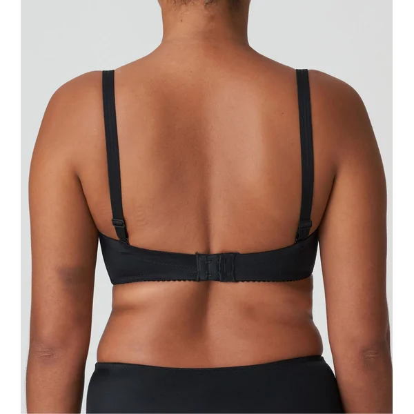 Soutien-gorge bandeau Satin Noir