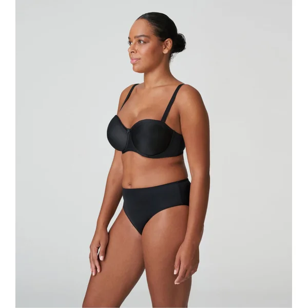 Soutien-gorge bandeau Satin Noir