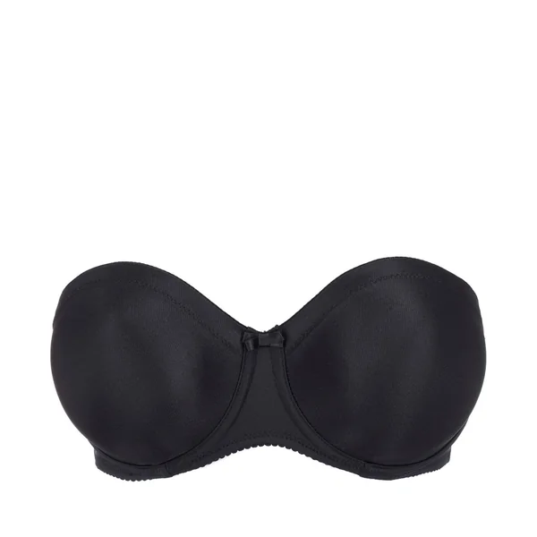 Soutien-gorge bandeau Satin Noir