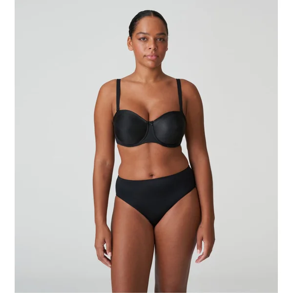 Soutien-gorge bandeau Satin Noir