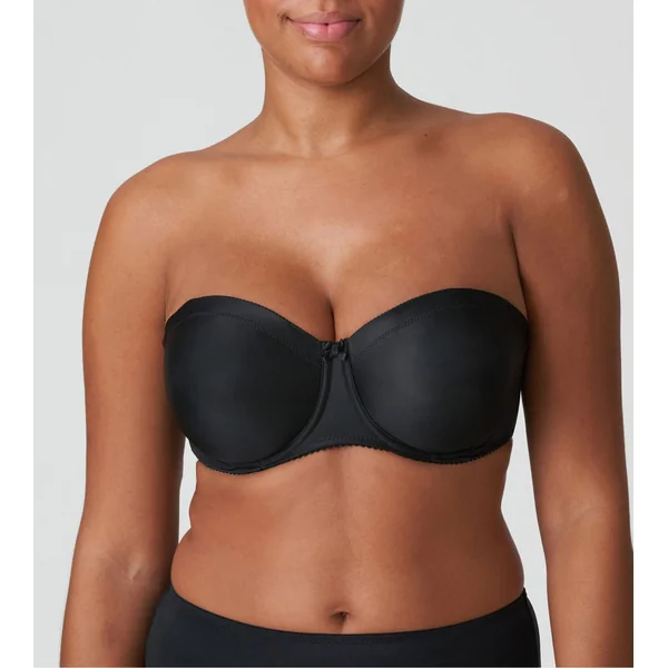 Soutien-gorge bandeau Satin Noir
