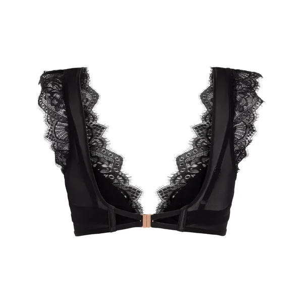 Soutien-gorge bustier non-rembourré à armatures Zoe - Noir