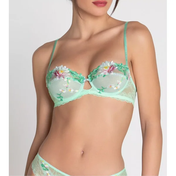 Soutien-gorge corbeille AMOUR NYMPHEA Jade Aqua