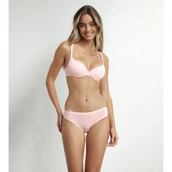 Soutien-gorge corbeille ampliforme rose ballerine InvisiFree de Dim