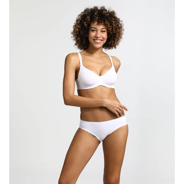 Soutien-gorge corbeille avec armatures blanc Body Touch Dim
